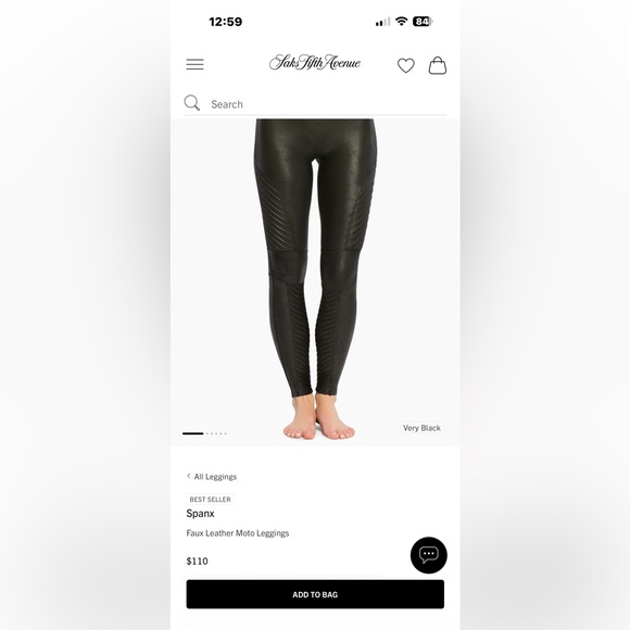 SPANX moto leggings size small - Picture 7 of 7